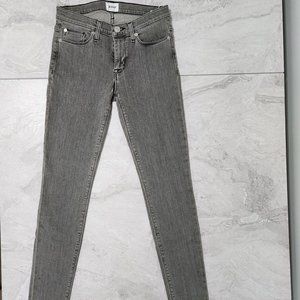 HUDSON Midrise NICO Super Skinny Ankle Women's Gray Size 26 New